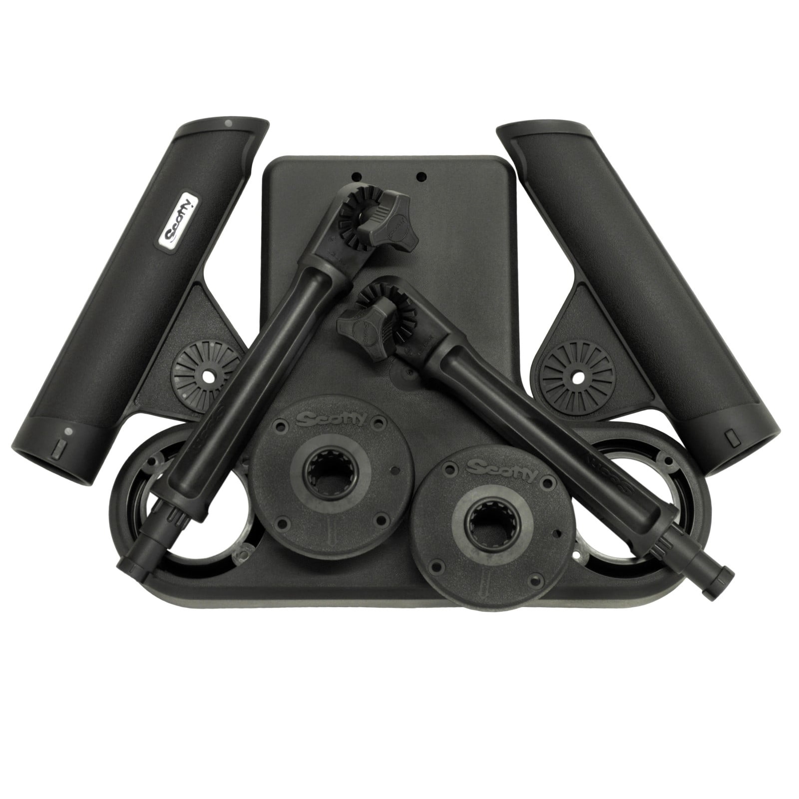 Scotty Dual Rod Holder with 350 Rodmaster II and 259 Height Extender