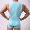 thumbnail image 4 of Ensemble de Shorts de Sport Décontractés pour Homme, Col Rond, Couleur Unie, 4 of 4