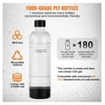 thumbnail image 4 of Sparkling Water Maker, Soda Maker Machine for Home Carbonating, Seltzer Water Starter Kit with 1L Bottle, CO2 Cylinder Compatible, Add Your Flavor, 4 of 7