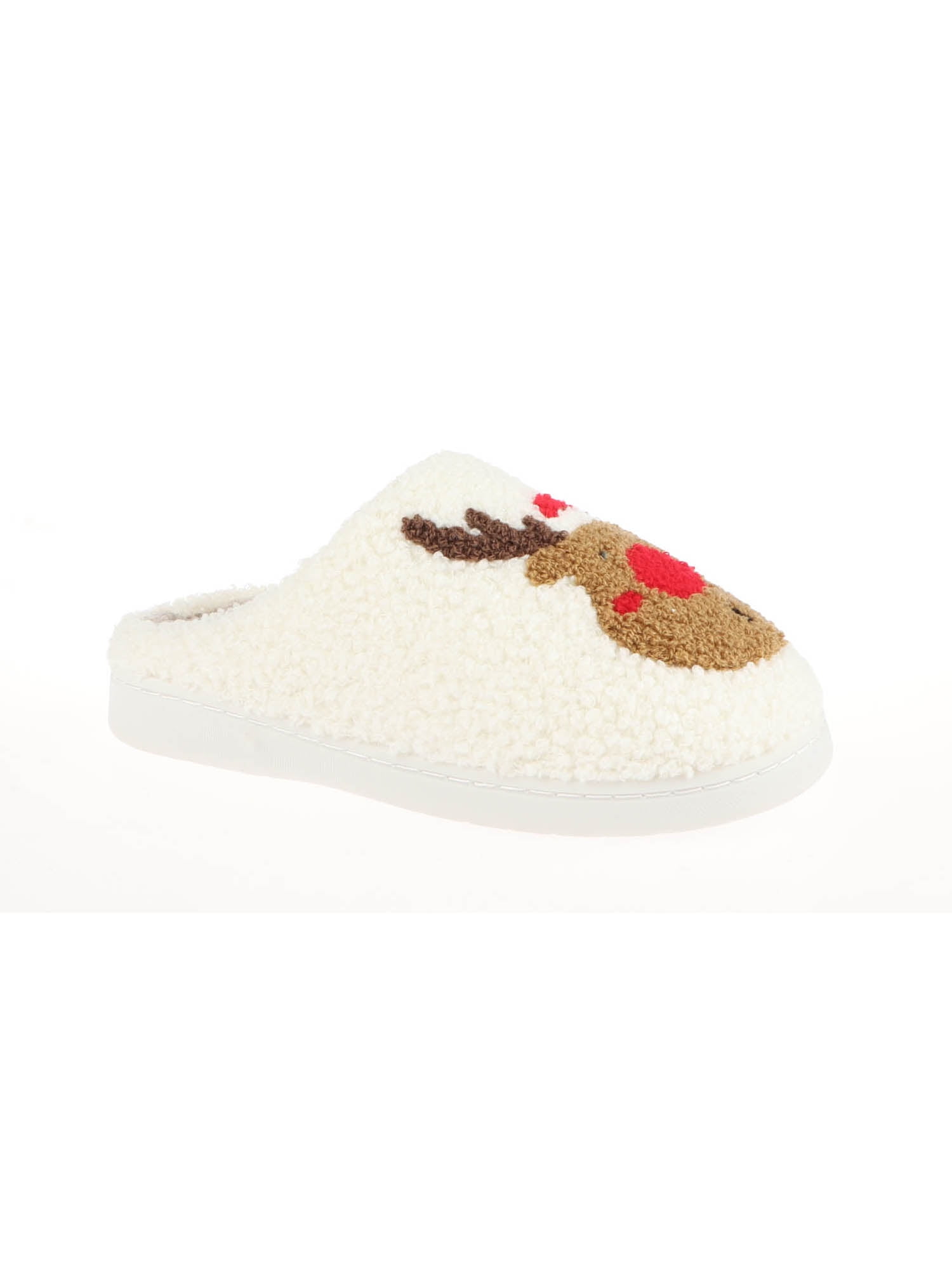 S+R Women's Holiday Graphic Cozy Slide Slipper