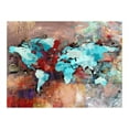 thumbnail image 2 of Tiptophomedecor World Map Wallpaper Wall Mural - The Earth In Art, 2 of 3