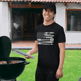 thumbnail image 2 of American BBQ Flag Unisex T-shirt, 2 of 4