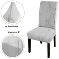 thumbnail image 4 of Elastic Chair Cover Slipcover Set of 6 Mable Background Chair Covers Stretch High Back Chair Covers Slipcover for Kitchen Dining Room, 4 of 5