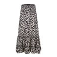thumbnail image 5 of Njagoc3 Womens High-Waisted Leopard Print Tiered Maxi Skirt with Ruffled Layers for Summer Resort Parties & Bold Fashion Looks, 5 of 6