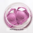 thumbnail image 4 of Sexy push up mujeres más el tamaño de encaje sujetador sin costuras inalámbrico hermosa espalda ajustable bralette reunido sin rastros y anillo de acero ropa interiorpangjing, 4 of 4