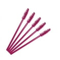 thumbnail image 1 of Nvzi 100 piezas de cepillos desechables para rímel de pestañas, extensiones de pestañas, cejas y maquillaje (rosa), 1 of 2