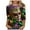 Multicolor, variant on Ashosteey 2024 Mardi Gras Shirt for Women Carnival Themed Outfit Party Tee Mask Graphic 3/4 Sleeve Tunic Tops Crewneck Parade Blouse Tshirt