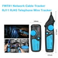thumbnail image 5 of SENRISE FWT81 Network Cable Tester Line Finder Network Tester Receiver for Telecommunication Engineers Blue, 5 of 8