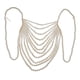 thumbnail image 3 of Top corto con cuentas Yinane camiseta Sin mangas con Espalda descubierta para mujer, 3 of 8