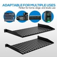 thumbnail image 4 of Pyle PLRSTN14UX2 - Pyle PLRSTN14UX2 - 1UX2 Server Rack Shelves - Universal Device Server Rack Mounting Tray, 4 of 7