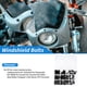 thumbnail image 2 of Tornillos para Parabrisas Unique Bargains, compatibles con la mayoría de las motocicletas, reemplazo para Yamaha, Kawasaki, BMW, Suzuki, Honda, Dirt Bike, Aluminio, Goma, Negro, 2 of 6