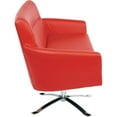 thumbnail image 3 of Nova Loveseat With Faux Leather by Ave 6-Color:Red, 3 of 5