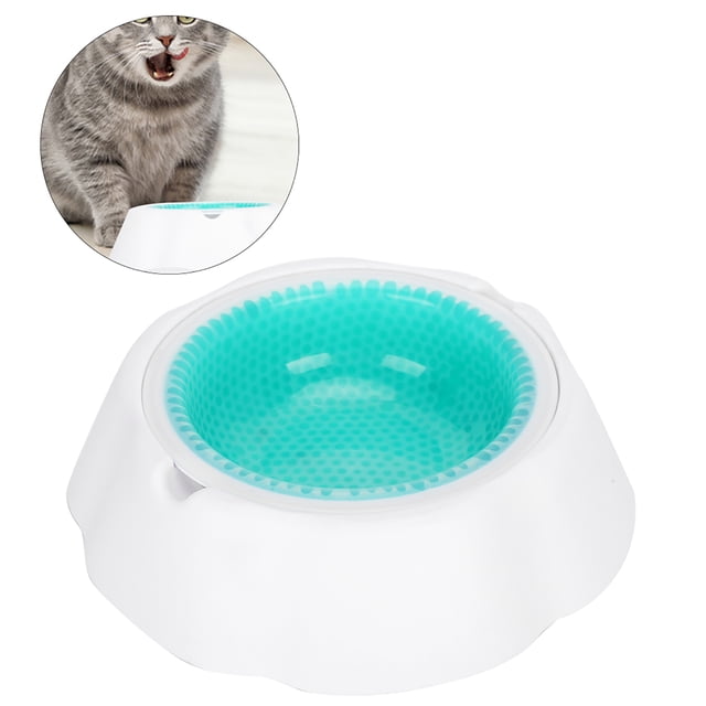 Alimentar El Tazón para Mascotas, Diseño Humanizado Tazón Helado Cuencos para Mascotas, Abdominales para Gatos