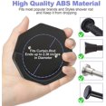 thumbnail image 1 of Lote de 2 soportes adhésifs pour tringle de rideau de douche - Fixation murale - Sans per?age nécessaire - Pour mur et salle de bain - Noir， ShuxiuWang 8390605877117, 1 of 1