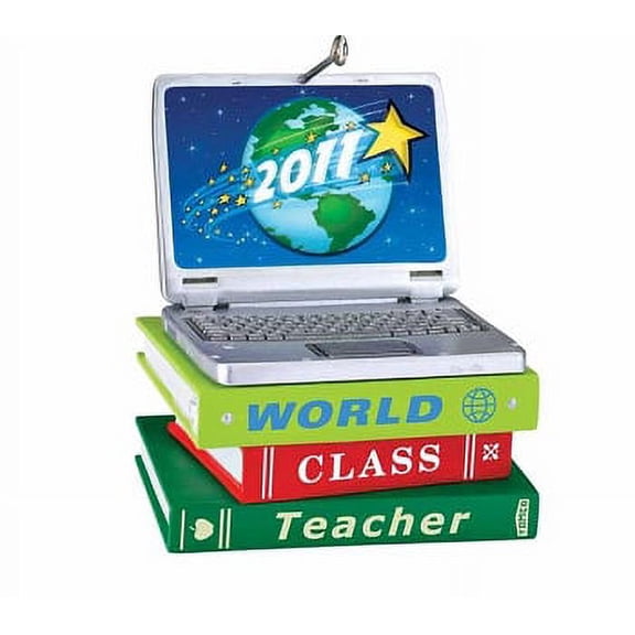 2011 World-Class Teacher (Teacher) Hallmark Keepsake Christmas Tree Ornaments QXG4319