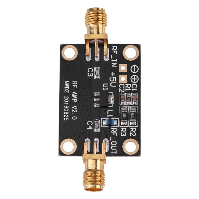 Módulo Amplificador de Bajo Ruido lna de Banda Ancha de 0,01 A 4GHz 21DB Amplificador Rf de Alta Frecuencia para Radioaficionado