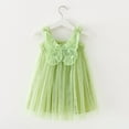 thumbnail image 2 of TAIAOJING Toddler Baby Girls Dress Sleeveless Butterfly Tulle Suspenders Dress Dance Party Princess Dresses 5-6 Years, 2 of 4