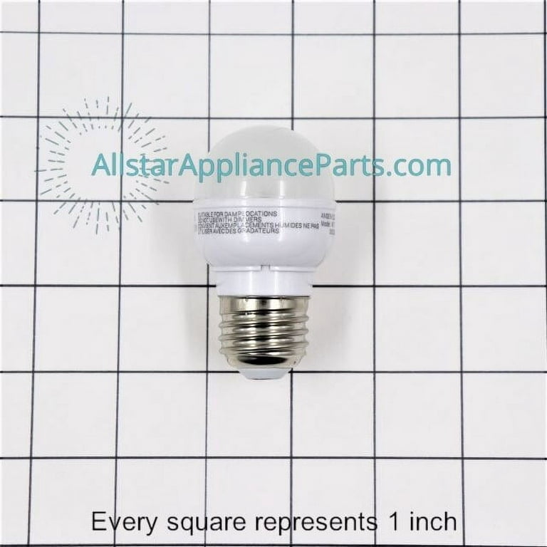 Replacement for Whirlpool W10565137 Replacement Light Bulb Lamp 2 Pieces 