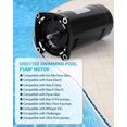 thumbnail image 3 of Mescukay 1 HP Pool Pump Motor & Seal Kit, Up-Rated 48Y Frame, Compatible with Sta-Rite Dura-Glas, Max-Flow II, Whisper-Flo, 3450 RPM, USQ1102, 3 of 6