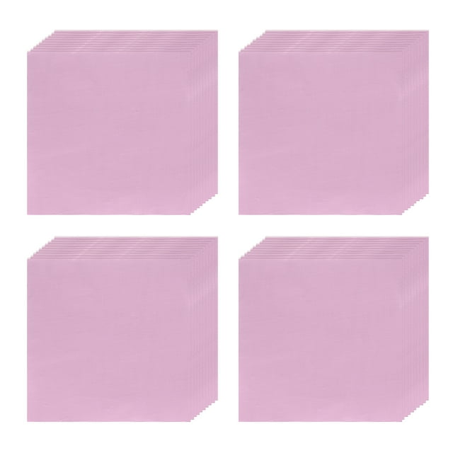 100pcs Foil Candy Wrappers, 8 x 8 Inch Chocolate Bar Wrappers, Aluminum Foil Paper (Light Pink, Fine Grid)