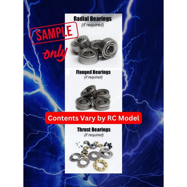 RCScrewZ Rubber Shielded Bearing Kit rcr026r for RedCat Racing