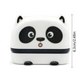 thumbnail image 2 of Adorable Panda Automatic Ink Name Stamp for Children for School Projects and Personal Item Identification, 2 of 2