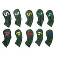 thumbnail image 1 of Golf Club Head Cover,10Pcs Golf Head Cover Golf Putter Cover Golf Head Cover Professional Grade, 1 of 14