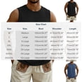 thumbnail image 3 of Men's Summer Tank Tops Workout Gym Sleeveless Shirts Moisture Wicking Breathable Casual Muscle Shirt Big and Tall Size M-5XL Black, 3 of 9