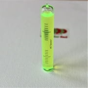 Replacement Level Glass Vial, Spirit Bubble Level, with nib, Accurate 70mm x 11mm - Green
