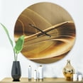 thumbnail image 2 of Designart 'Elegant Fractal Modern Sofa ' Modern Wood Wall Clock, 2 of 5
