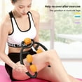 thumbnail image 4 of Roller Massager Manual Leg Muscle Deep Tissue Facsia Pain Relieve After Workout Exercise Self Massager, 4 of 9