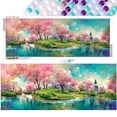 thumbnail image 1 of 5D DIY Taladro Diamante Pintura Paisaje Kit Del Artesanía 100x40cm, 1 of 9