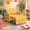 Yellow, variant on Aiho Folding Sofa Bed, Convertible Chair Bed with Pillow, Foldable Couch with Back Support for Living Room Bedroom - Dark Grey