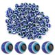 thumbnail image 1 of 100 unidades de cuentas de ojo de mal de azul, cuentas de globo de ojos hechas a mano, cuentas de resina, encantos para bricolaje, collar de joyería, 11 kaili Sencillez, 1 of 2