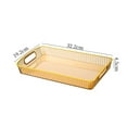 thumbnail image 3 of LCXmlly Modern Design Serving Tray Tray Serving Tray with Handles Tea Tray Diner Party Home Food Serving Tray Transparent Thickened Snack Fruit Coffee Tray, 3 of 8