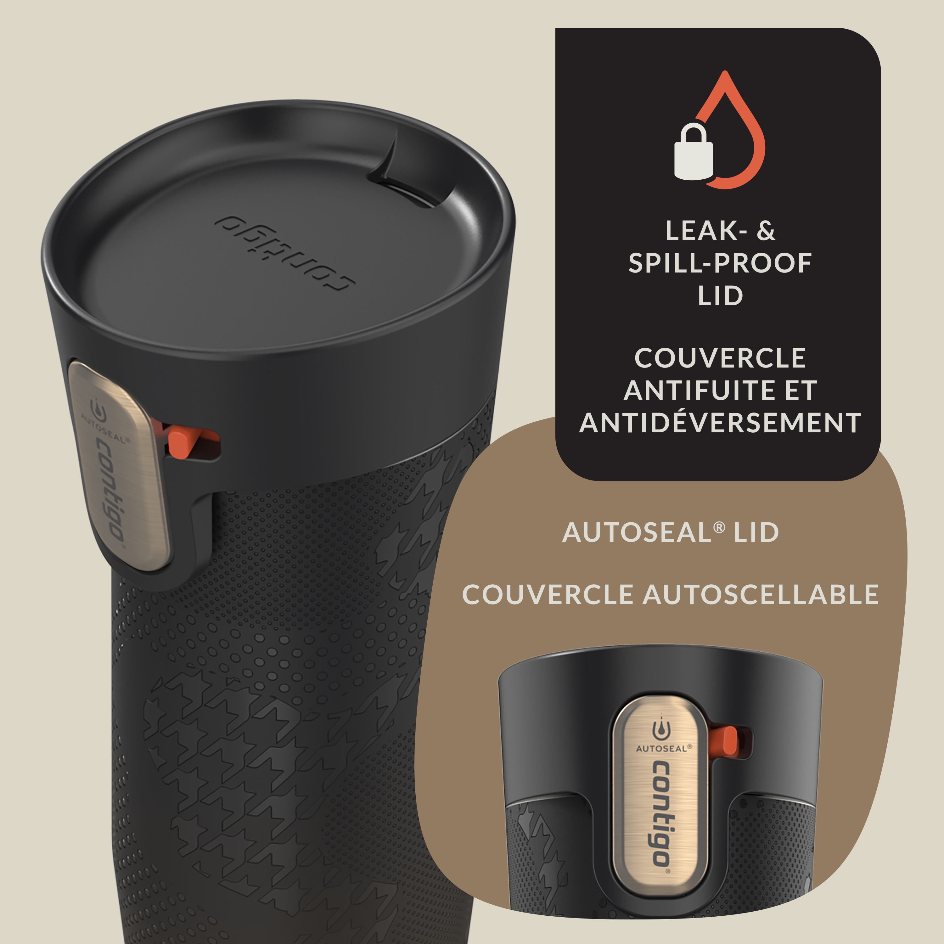 Contigo West Loop – Tasse de voyage en acier inoxydable 3.0 avec