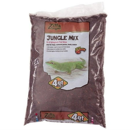 UPC: 0096316113039 | Zilla Jungle Mix Premium Reptile Bedding – 4 qt