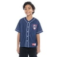 thumbnail image 3 of Captain America Boys Character Graphic Baseball Jersey, Sizes 4-18, 3 of 6