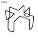 thumbnail image 3 of Soporte para posavasos, 2 piezas 4" - Estante de almacenamiento de posavasos de metal de hierro para redondos y cuadrados, sostiene 6 posavasos (negro), 3 of 6