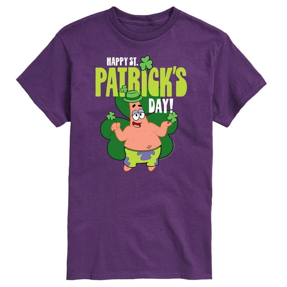 SpongeBob SquarePants - Happy St. Patricks Day - Men's Short Sleeve Graphic T-Shirt