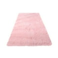 thumbnail image 4 of AuroraX Soft Bath Rug Mat Cute Non-Slip Backing Shaggy Pink Bathroom Rug Thick 31x62 Inch Art Deco Solid, 4 of 4