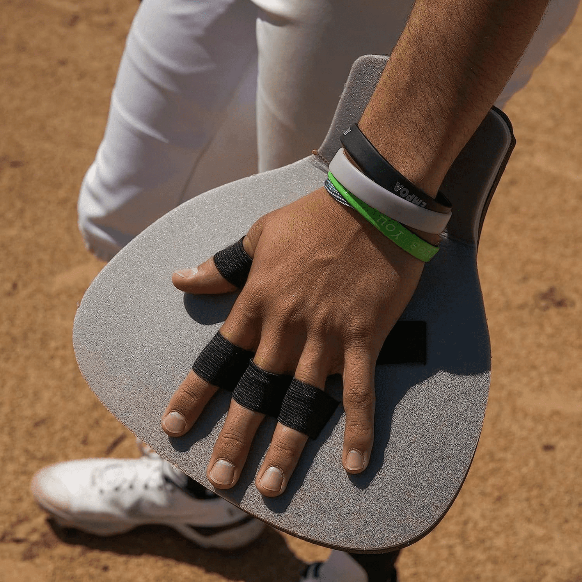 PowerNet Fielder Pro, Angled Wrist Soft Hands Softball Baseball Training Equipment, Baseball Practice Equipment for Fast Transition from Glove to Throwing Hand, Right & Left Hand Universal Fit, 2-PK