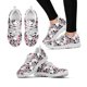 thumbnail image 1 of Zapatillas blancas para mujer, diseño de calavera de hibisco, zapatillas casuales de marca, zapatillas de tenis con estampado de flores, zapatos para caminar, zapatos, 1 of 6