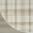 thumbnail image 4 of Nourison Grafix 5'3" x Round Ivory Beige Farmhouse Indoor Rug, 4 of 8