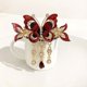thumbnail image 4 of Butterfly Hair Claw Rhinestone Tassel Elegant Back Head Jewelry Hair Accessories, 4 of 5