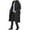 Black, variant on TIANZEN Winter Long Hooded Coat Thick Warm Casual Loose Outerwear For Cold Weather Ski Jacket Mens Men S down Jackets
