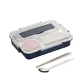 thumbnail image 1 of Lunch Box Stainless Steel Leak-Proof Food Steel Lunch Box Leak-Proof Case Heat Insulation Meal Storage Container, Dark Blue, L, 1 of 8
