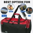 thumbnail image 7 of J World New York 18 Inch Copper Duffel Bag Red, 7 of 7