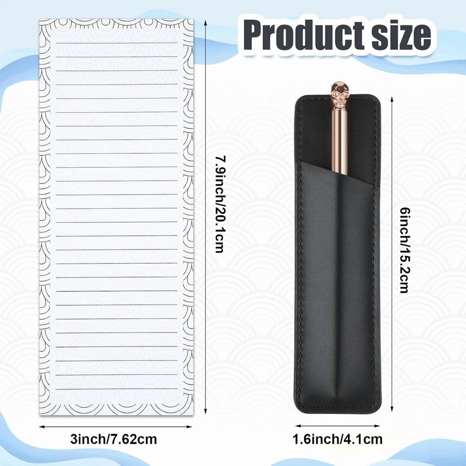 BUTTERFLY- Outus 3 Pieces Magnetic Notepads Lists For Fridge, Refrigerator Classic