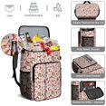 thumbnail image 5 of Travel Cooler Bag - Beige Christmas Santa and Gift Pattern Camping Beer Cooler Backpack with Bottle Opener- Waterproof Insulated Picnic Backpacks - Cooler Bag for Beach, 5 of 6